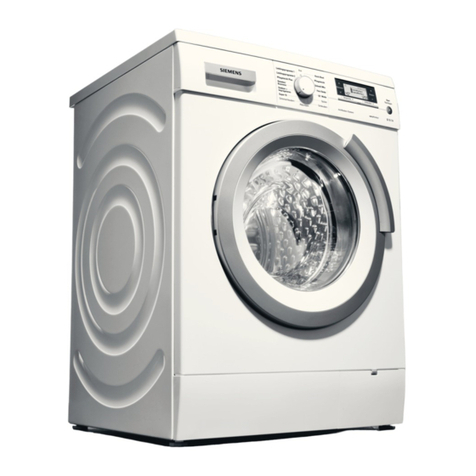 Siemens WM16Y750DN Specification sheet
