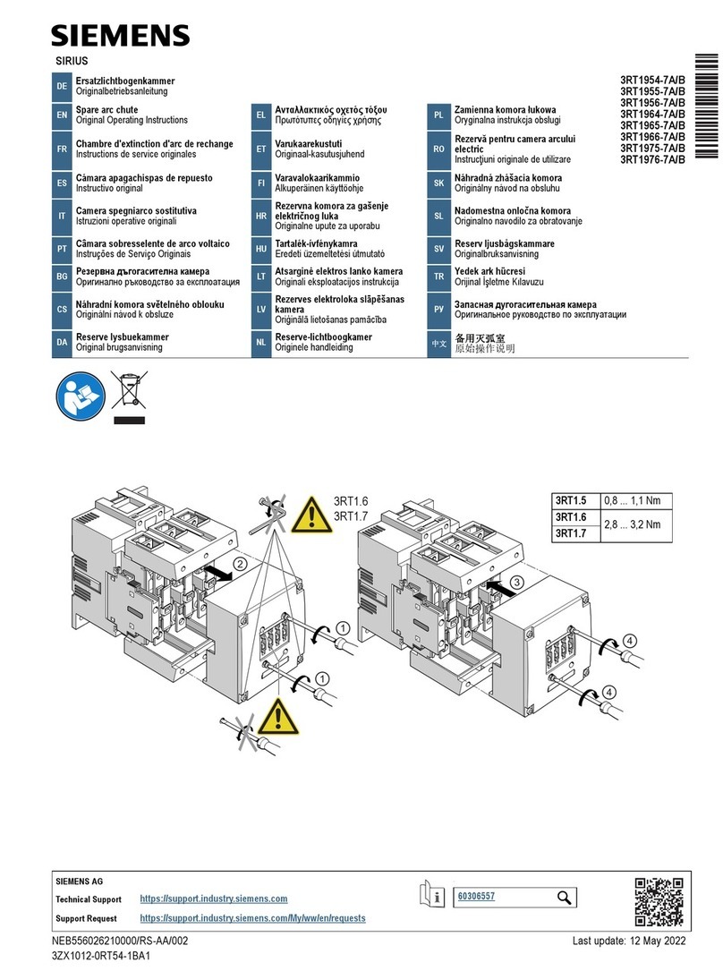 Siemens SIRIUS 3RT1954-7A/B Original operating instructions