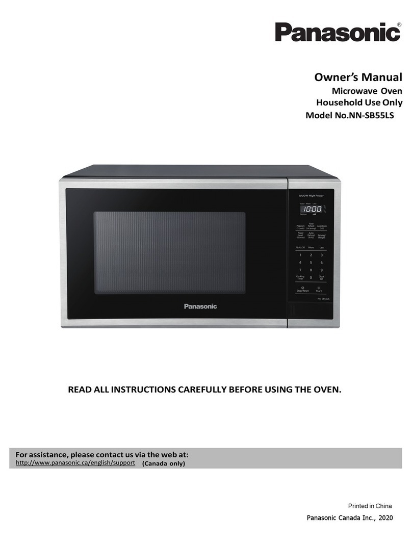 Panasonic NN-SB55LS owner's manual