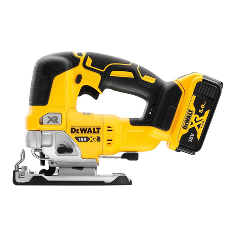 DeWalt XR LI-ION DCS334P2 User manual