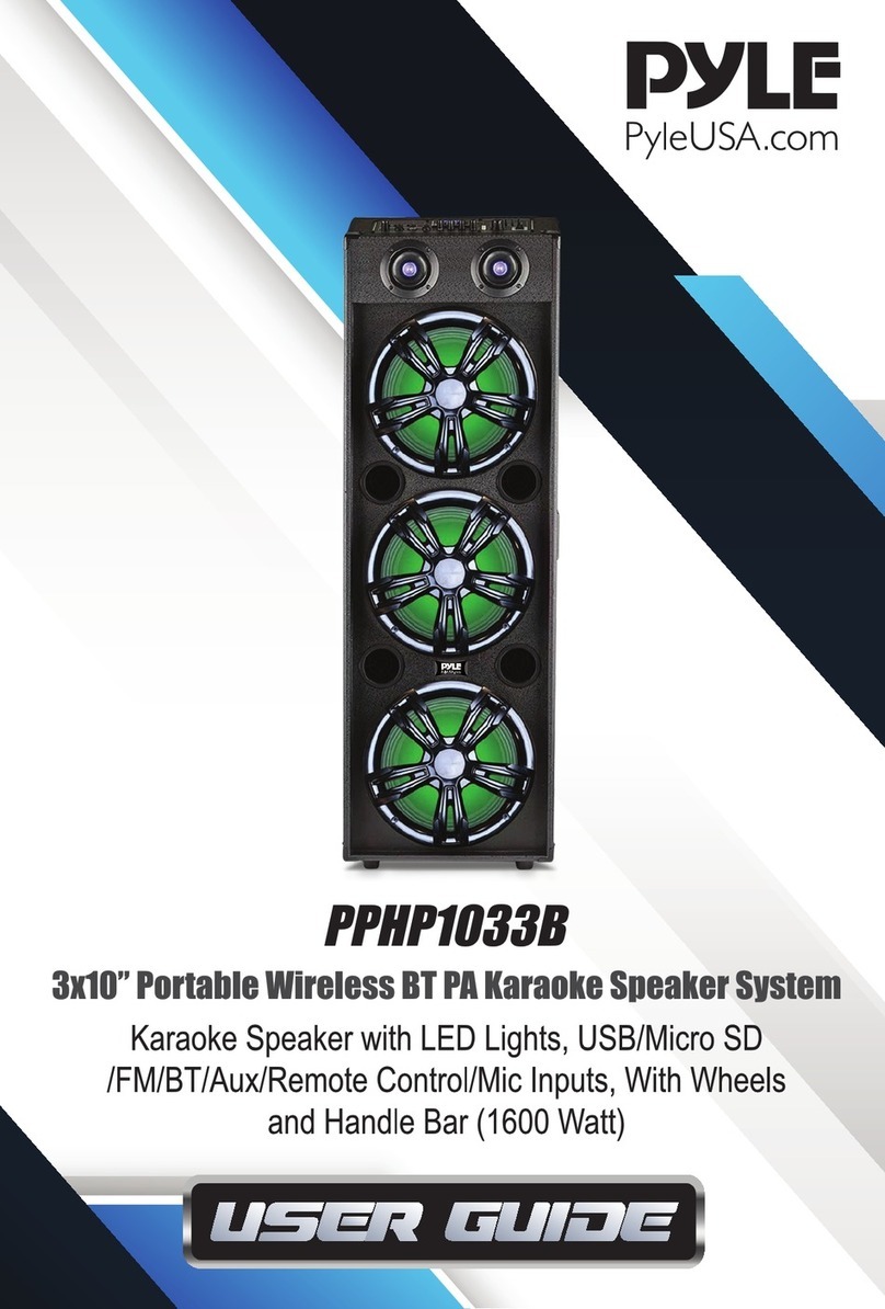 Pyle PPHP1033B User manual