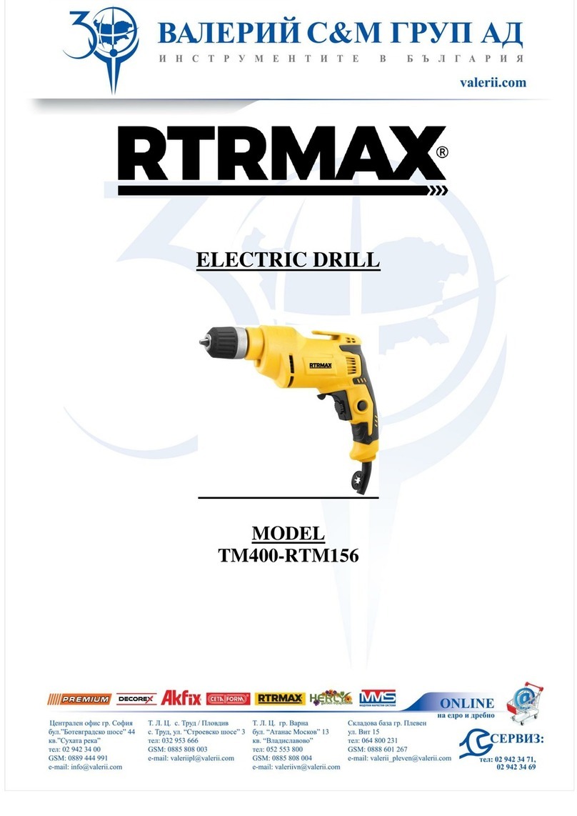 RTRMAX TM400-RTM156 User manual