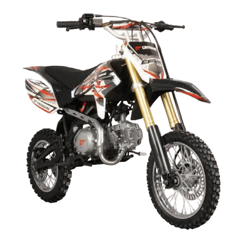 Crossfire CF125 2013 Operating instructions manual