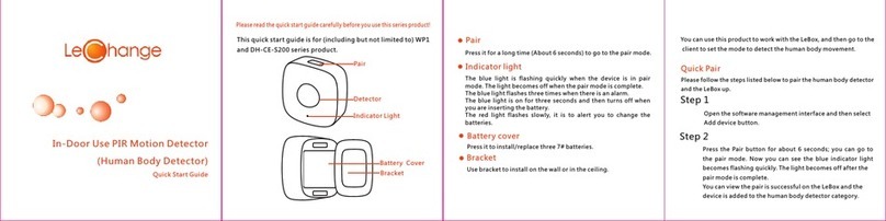 Lechange WP1 Series quick start guide Lechange WP1 Series quick start guide