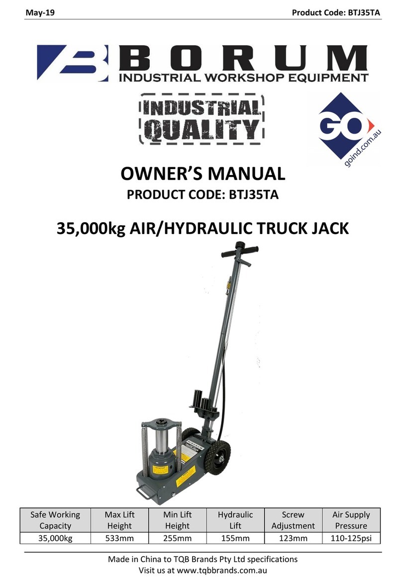 Borum BTJ35TA owner's manual