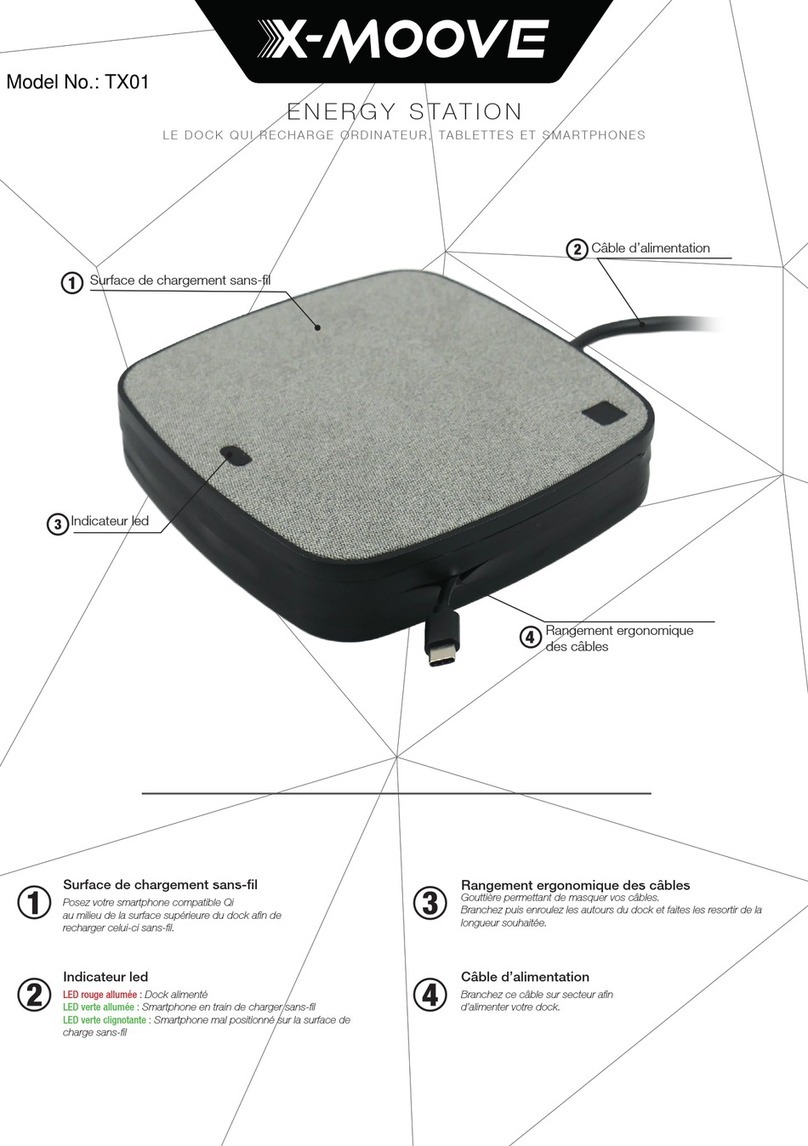 X-Moove TX01 quick start guide
