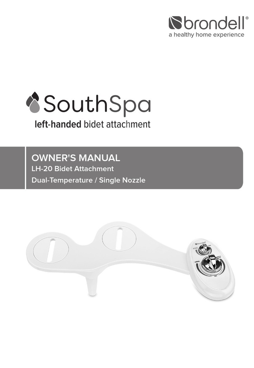 brondell SouthSpa LH-20 owner's manual brondell SouthSpa LH-20 owner's manual