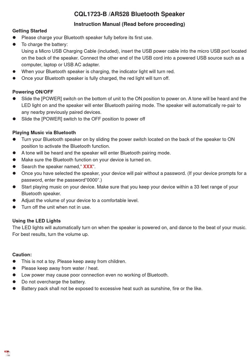 Conquer Industry CQL1723-B instruction manual