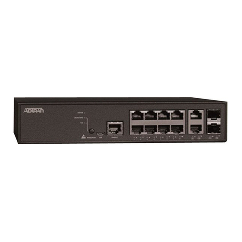ADTRAN NetVanta 1560-08 User manual