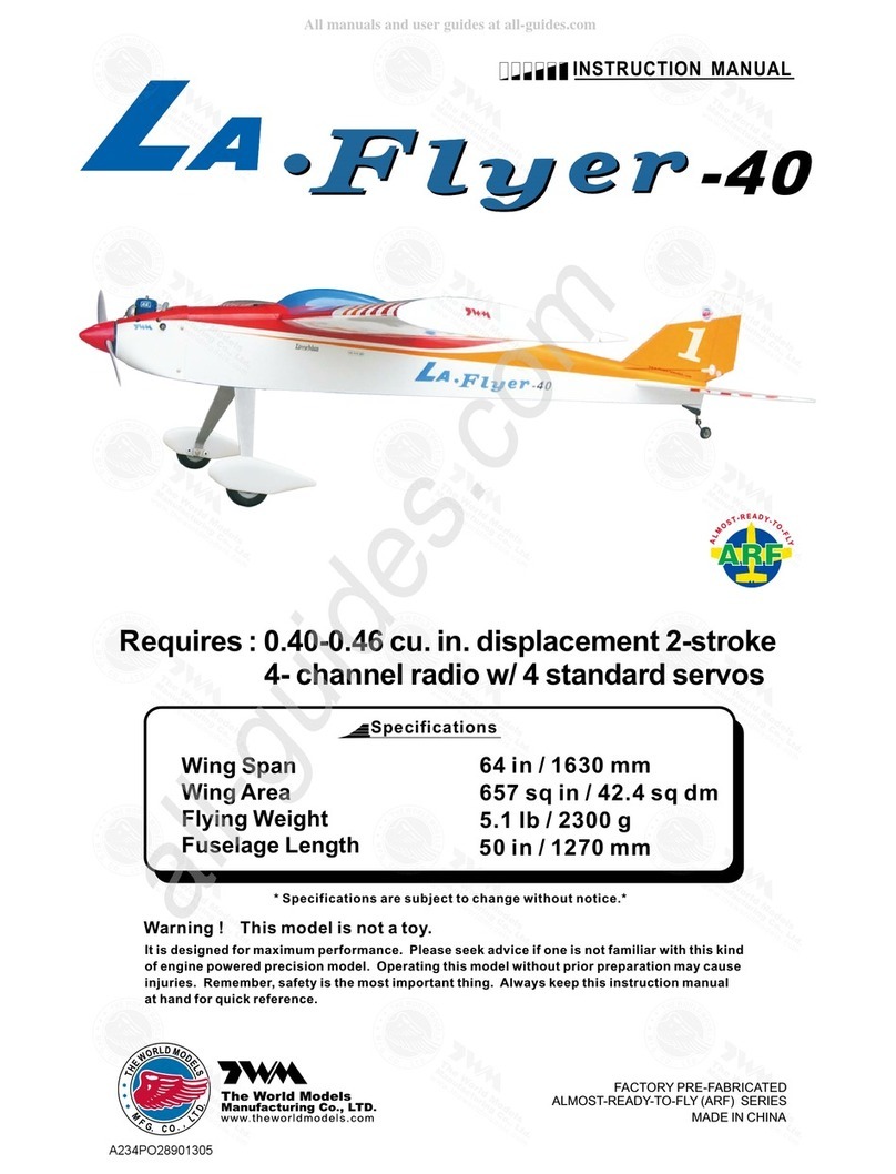 THE WORLD MODELS La-Flyer-40 instruction manual