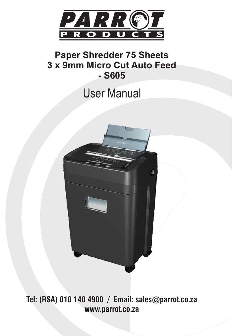 Parrot S605 user manual