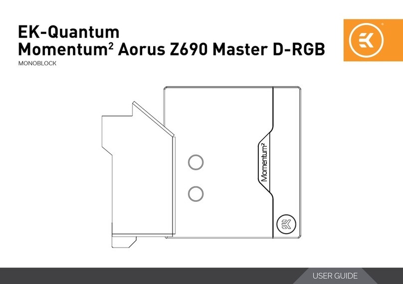 ekwb EK-Quantum Momentum2 ROG Strix Z690-I Gaming D-RGB -... User manual