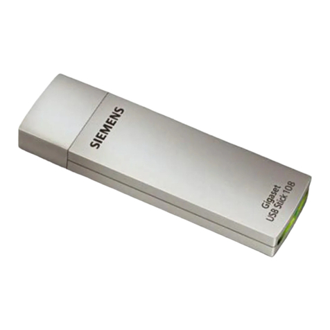 Siemens Gigaset USB Stick 108 manual