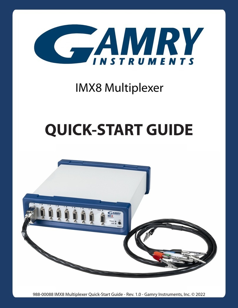 Gamry Instruments IMX8 quick start guide