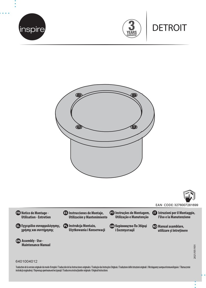 Inspire DETROIT 3276007281699 Maintenance manual