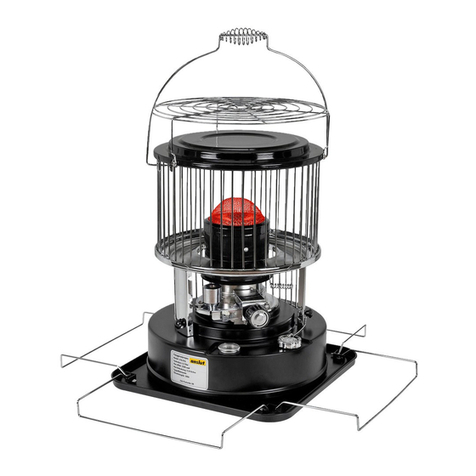 Anslut KEROSENE HEATER operating instructions