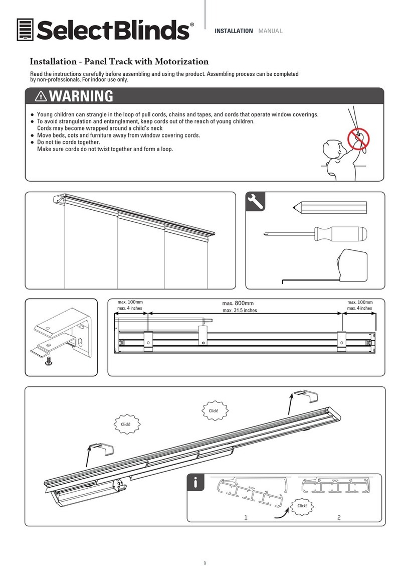 SelectBlinds Architect installation manual