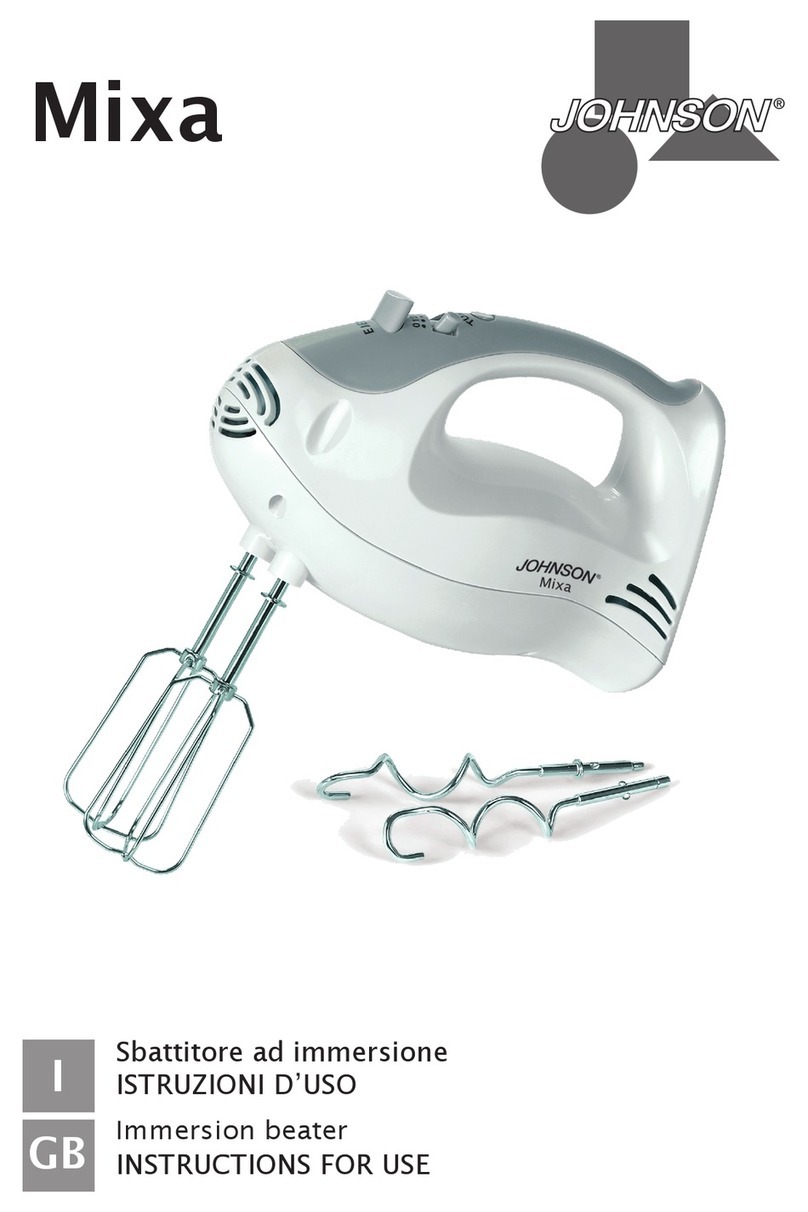 Johnson Mixa User manual
