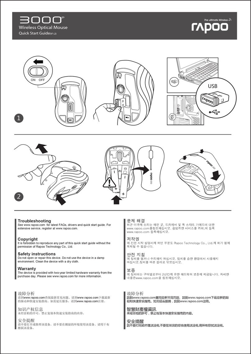 Rapoo 3000P User manual