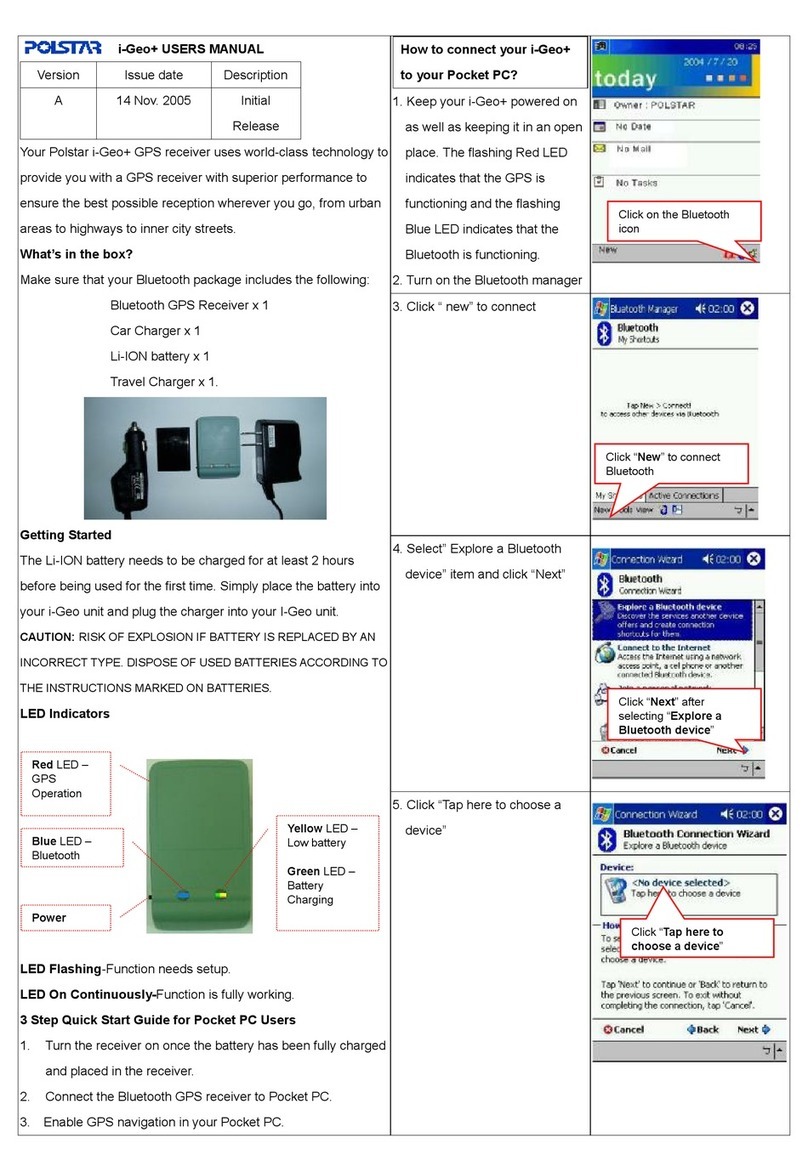 Polstar Technologies i-Geo+ user manual