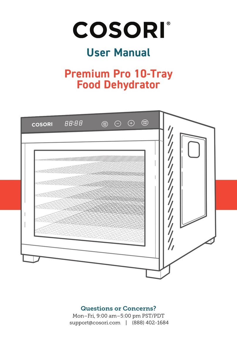 Cosori Premium Pro CFD-P101-SUS User manual