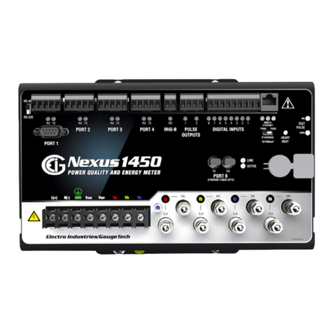 Electro Industries/GaugeTech Nexus 1450 quick start guide