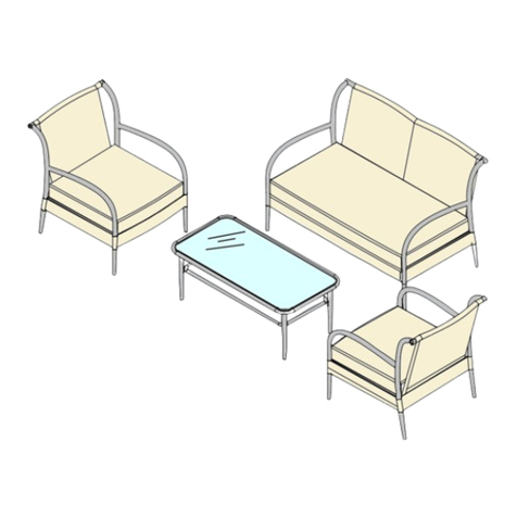 DH Casual SANTORINI Assembly instructions