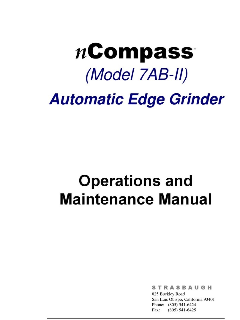 Strasbaugh nCompass 7AB-II Operation and maintenance manual