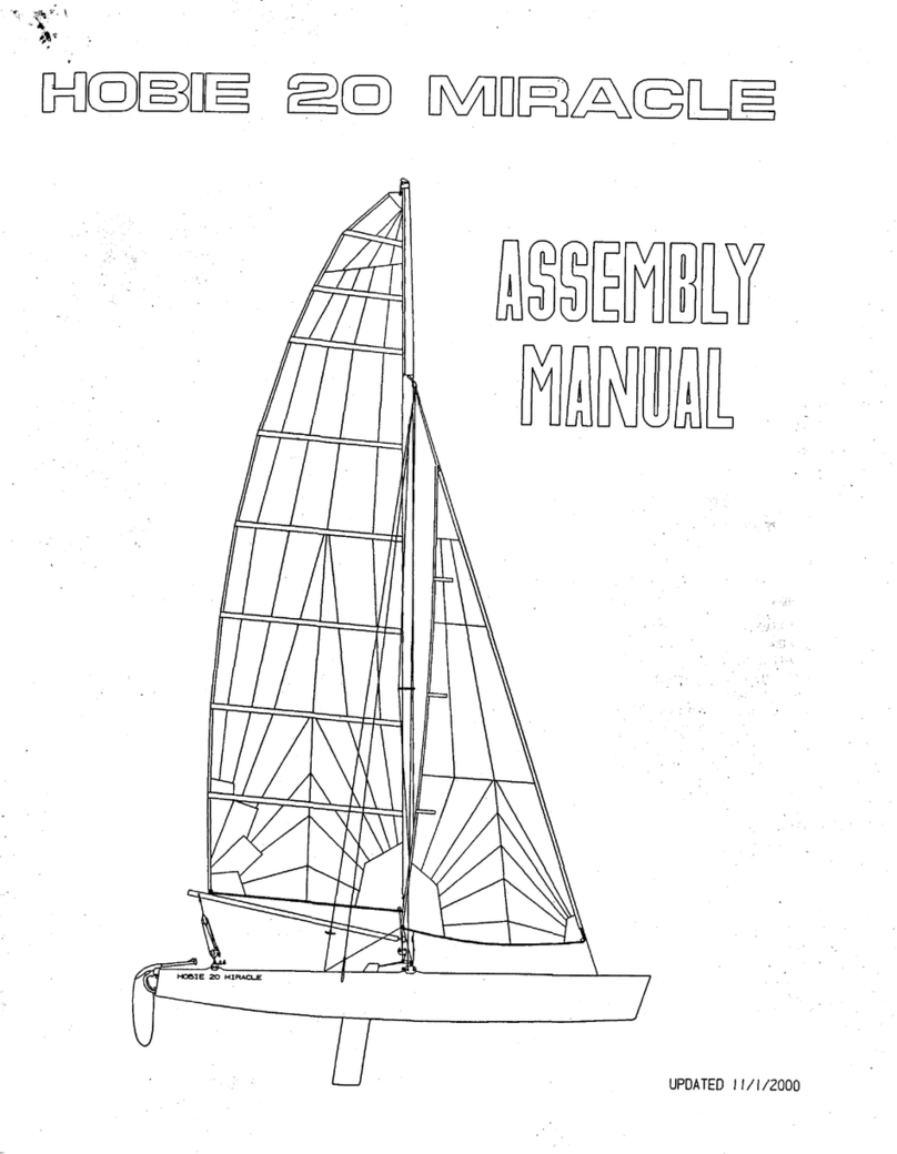 Hobie HOBIE Miracle 20 Assembly manual Hobie HOBIE Miracle 20 Assembly manual