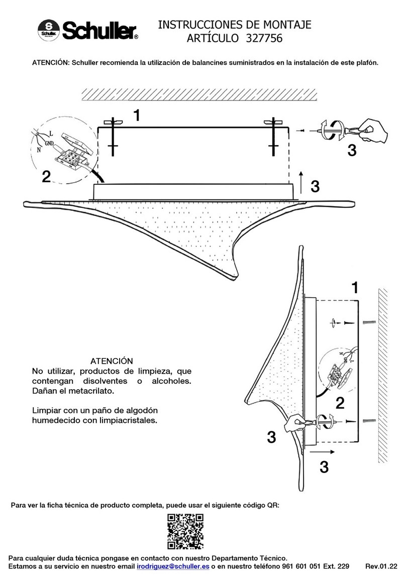 Schuller 327756 Installation guide Schuller 327756 Installation guide