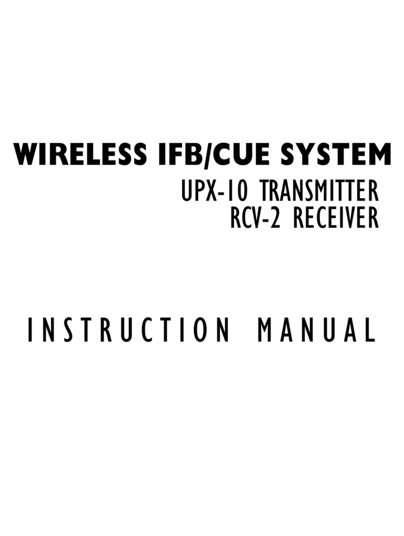 Clear-Com UPX-10 instruction manual