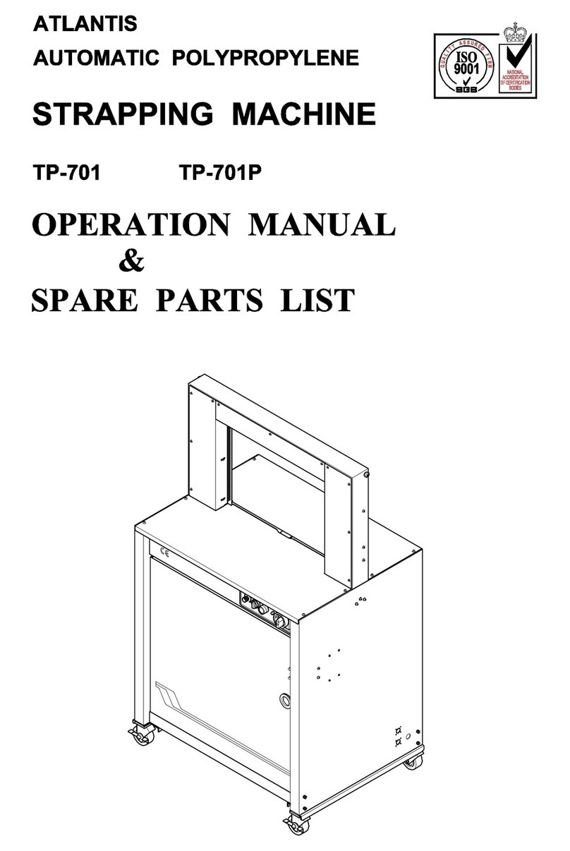 Atlantis TP-701 Operation manual & spare parts list Atlantis TP-701 Operation manual & spare parts list