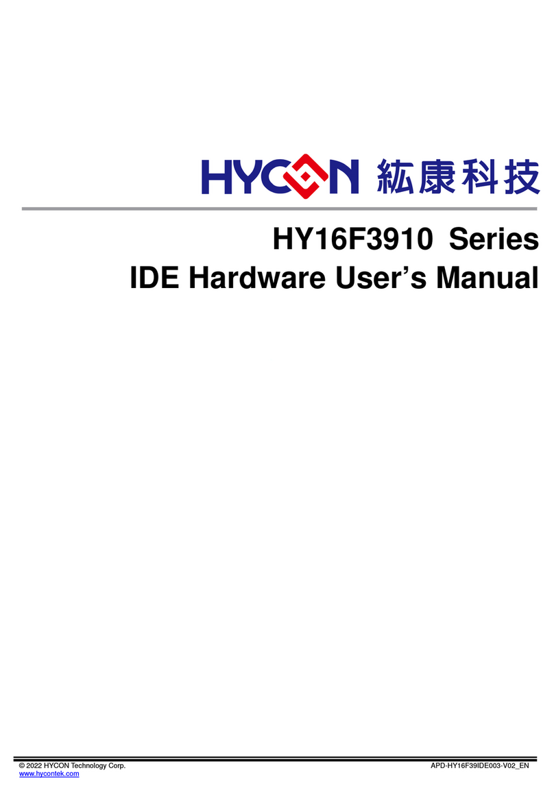 HYCON HY16F3910 Series Hardware user manual