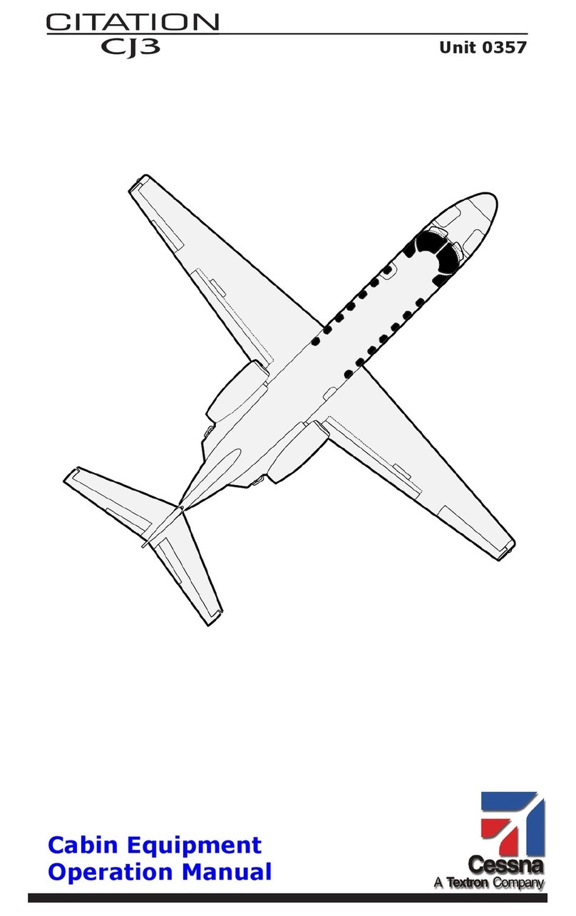Textron Cessna Citation CJ3 User manual