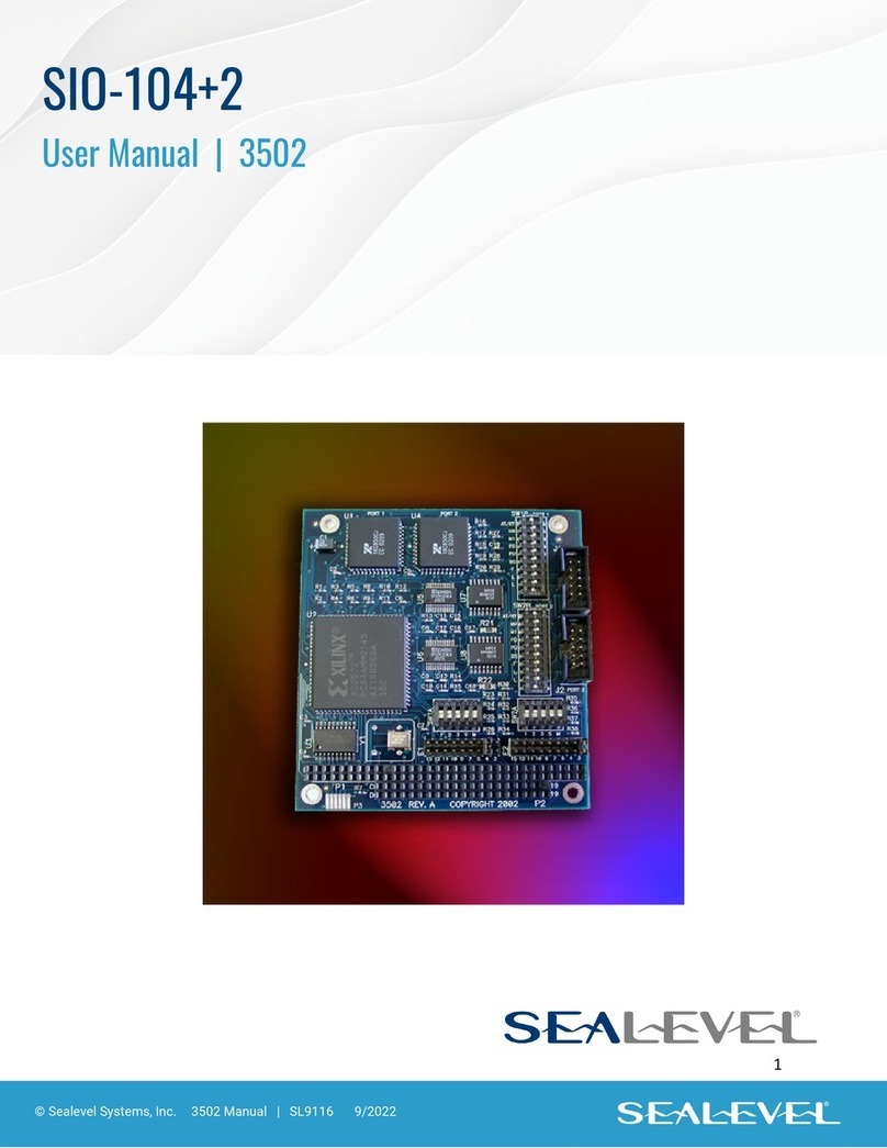 SeaLevel SIO-104+2 Series User manual