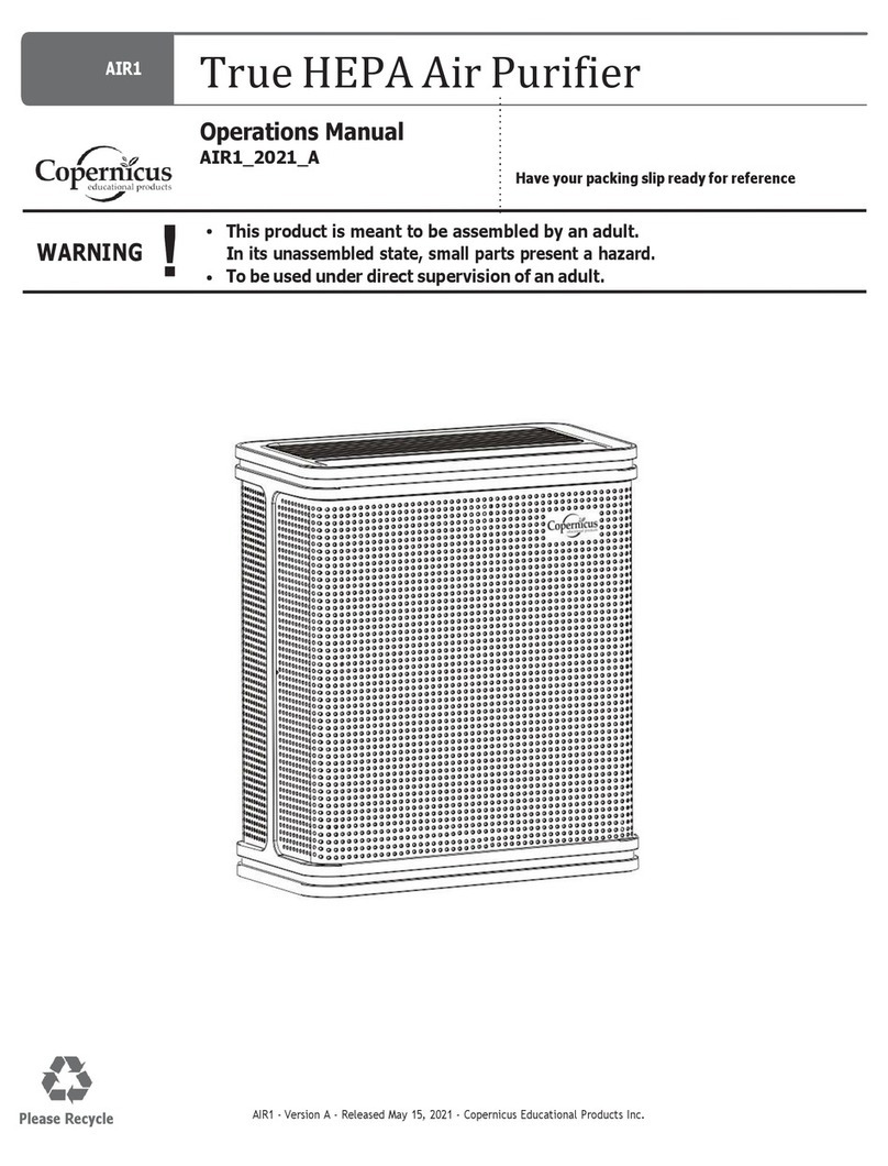 Copernicus True HEPA AIR1 User manual