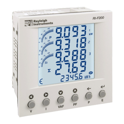 Rayleigh Instruments RI-F200 User manual