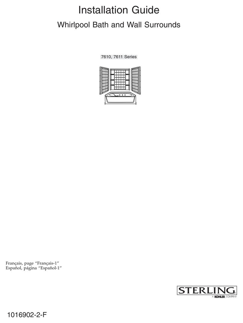 Kohler STERLING 7610 Series User manual Kohler STERLING 7610 Series User manual