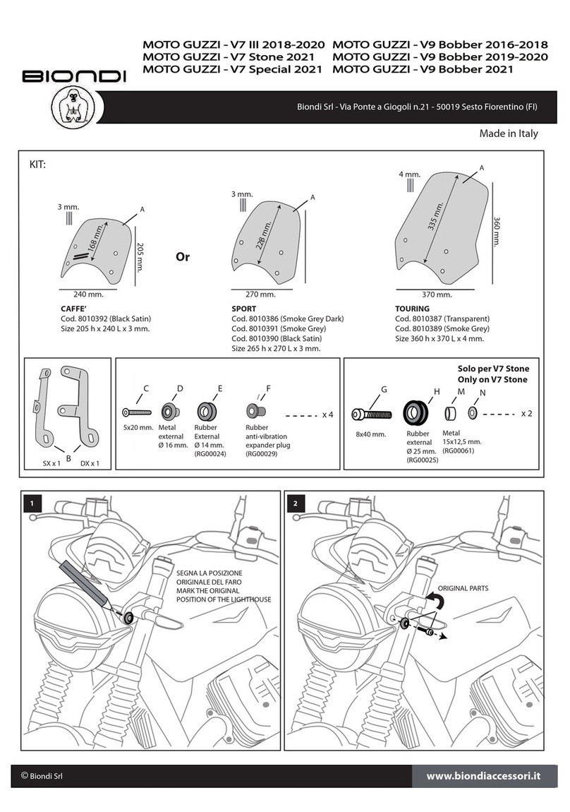 Biondi CAFFE 8010392 User manual