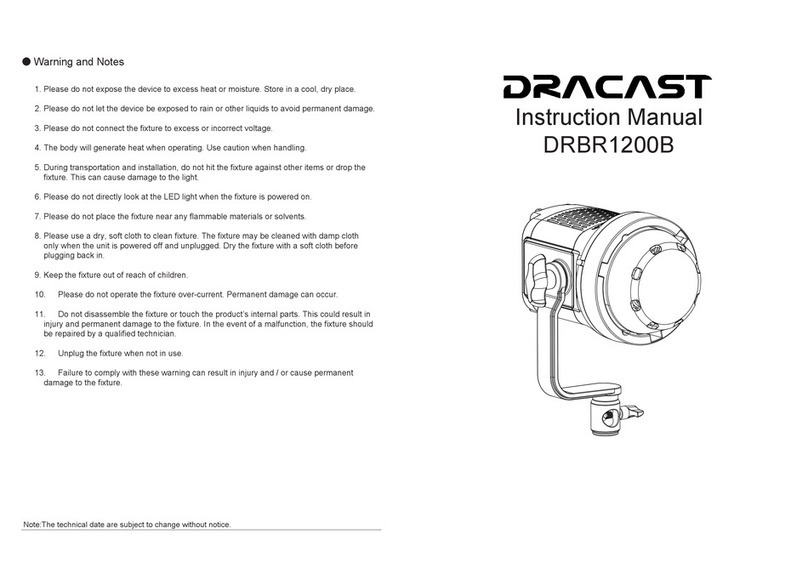 DRACAST Boltray Series User manual