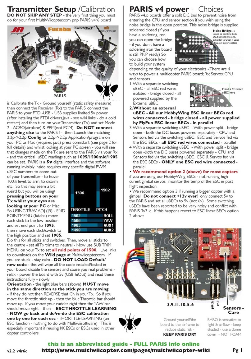 MultiWii PARIS Setup and Calibration Instructions