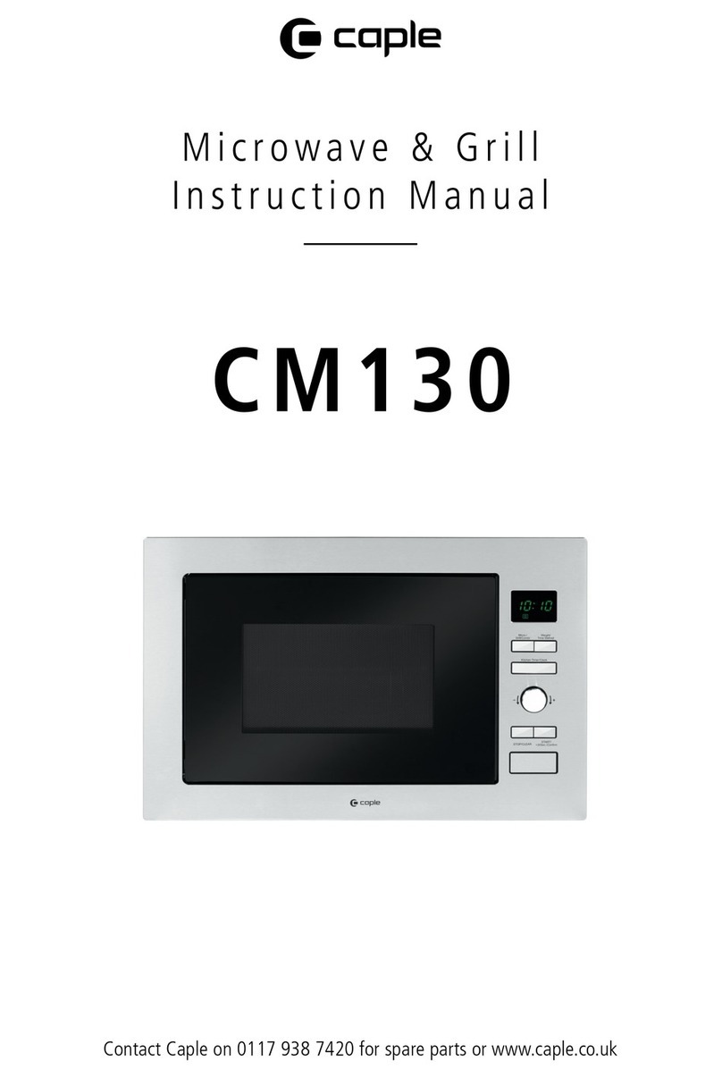Caple CM130 instruction manual