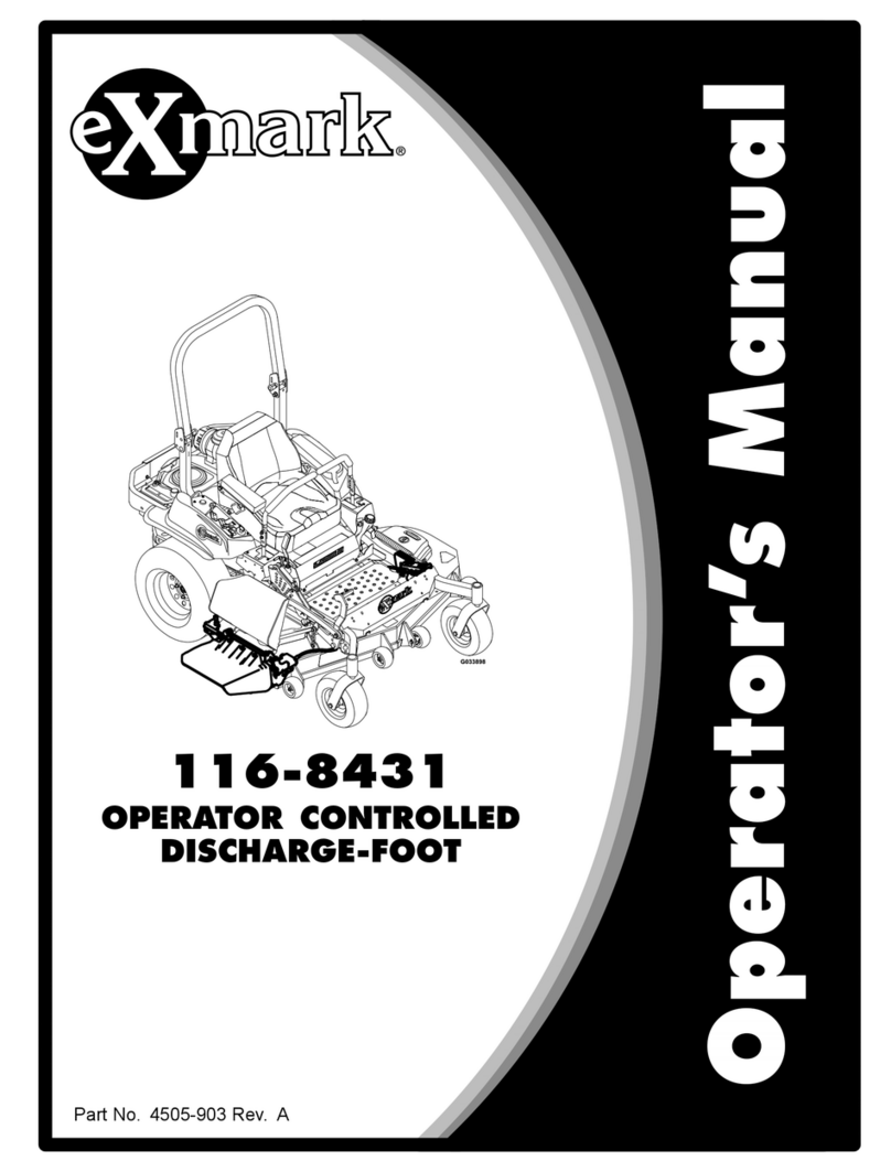 Exmark 116-8431 User manual