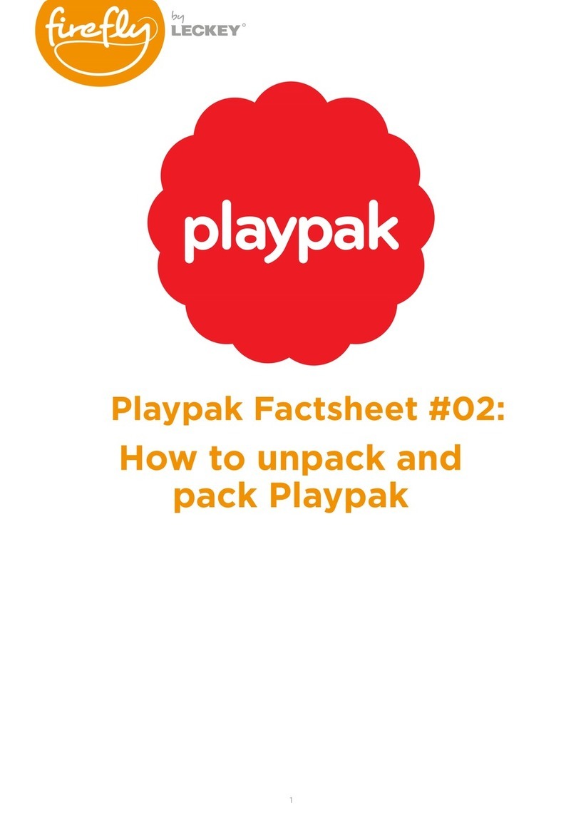 Leckey Firefly Playpak quick start guide