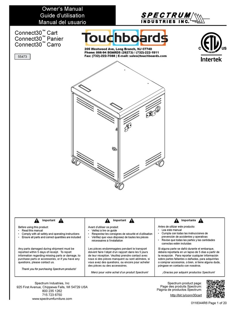 Spectrum Industries Connect30 Cart User manual Spectrum Industries Connect30 Cart User manual