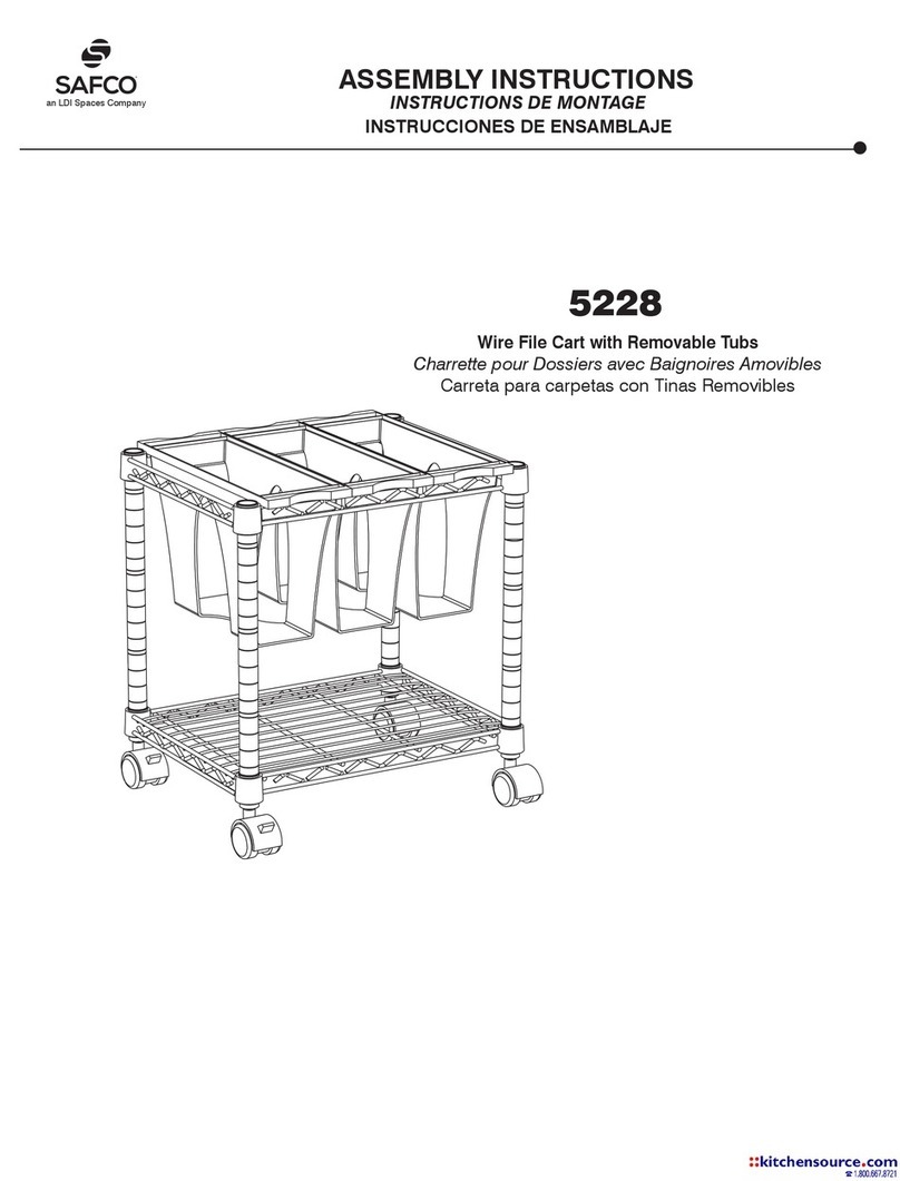 LDI Safco 5228 Assembly instructions
