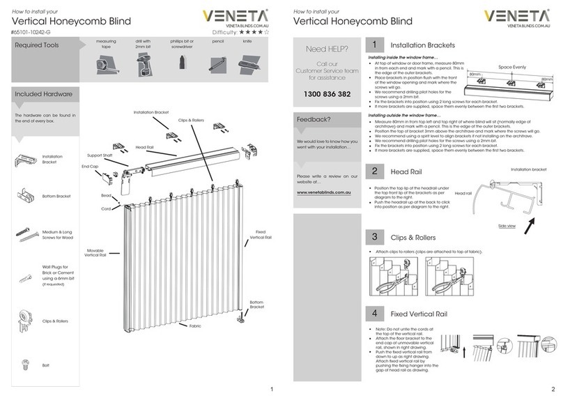 VENETA 65101-10242-G installation instructions VENETA 65101-10242-G installation instructions