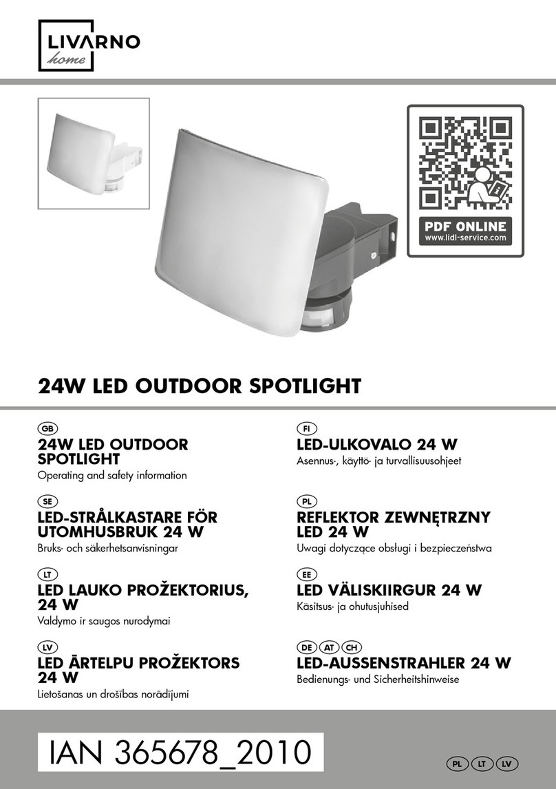 LIVARNO home 1002-W Operating and safety instructions