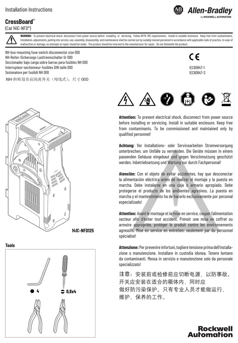 Rockwell Automation Allen-Bradley CrossBoard 141C-NFD Series User manual Rockwell Automation Allen-Bradley CrossBoard 141C-NFD Series User manual