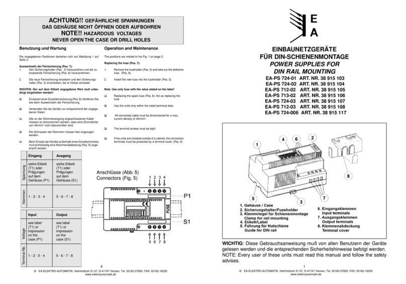 Elektro-Automatik EA-PS 724-01 User manual